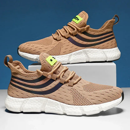 Men's Breathable Platform Running Sneakers