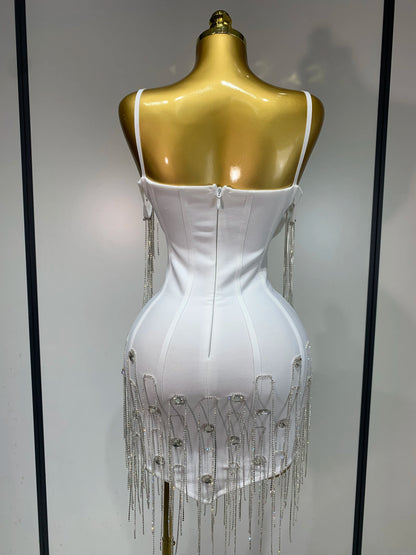 Backless Spaghetti Strap Bodycon Dress for Women