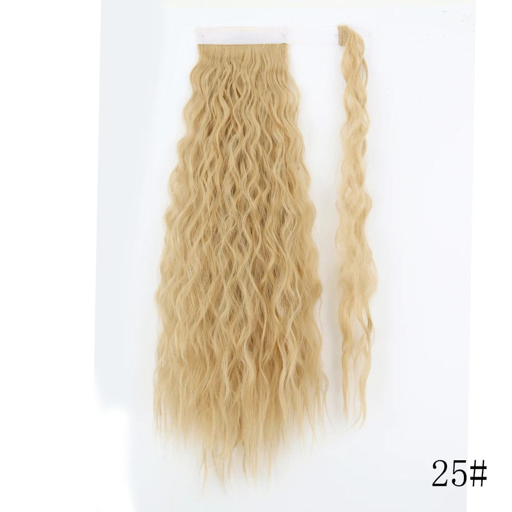 Long Straight Clip-in Ponytail Hair Extension Black