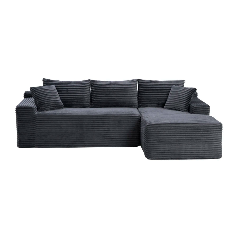 106.3 Inch Cloud Modular Sectional Sofa with L-Shape Chaise
