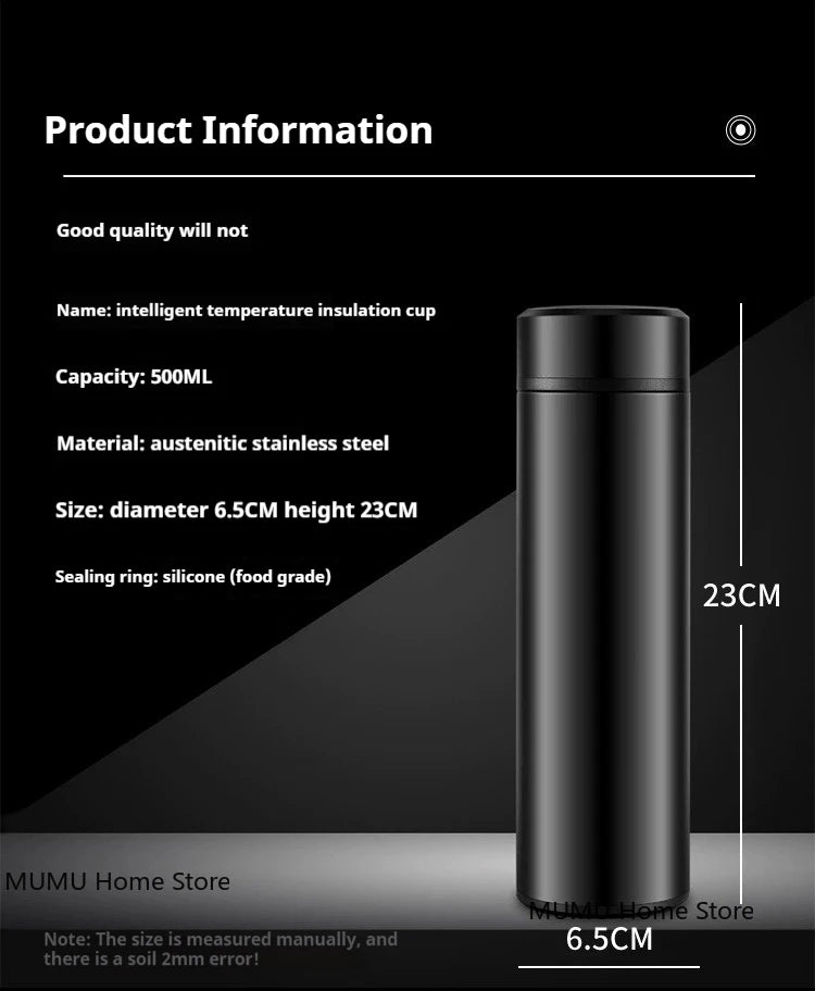 500ML Stainless Steel Insulated Thermos Bottle