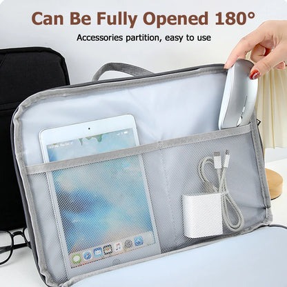 Suede Laptop Bag for 13.3 to 15.6 Inch Devices