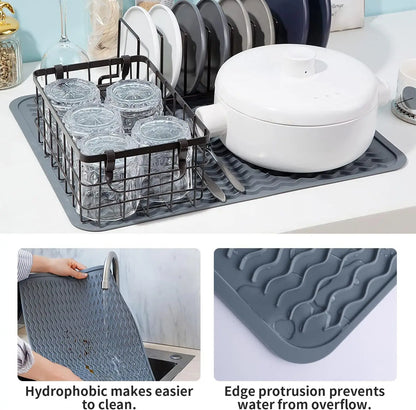 Extra Large Non Slip Silicone Drying Mat