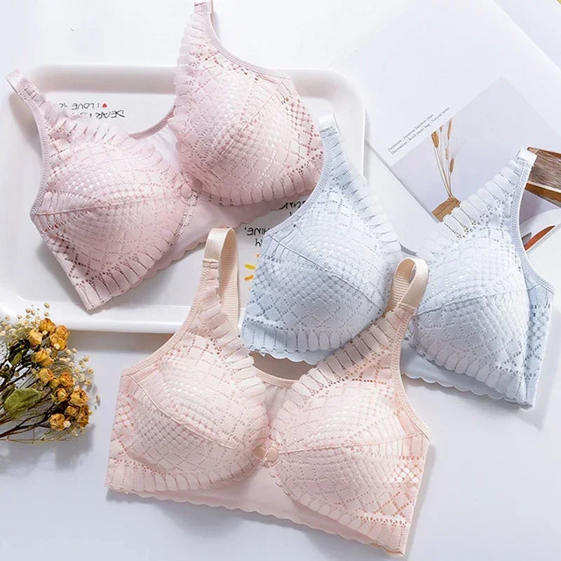 Front Button Nursing Bra for Comfortable Breastfeeding