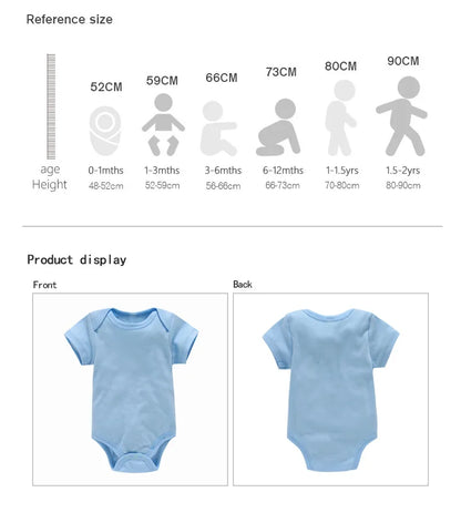 Newborn Baby White Cotton Short Sleeve Romper