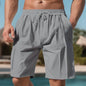 Men's Light Blue Quick Dry Beach Shorts