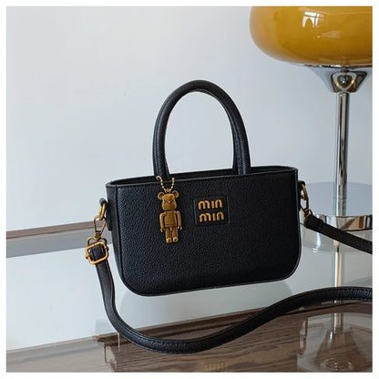 Women's Small Square Nylon Shoulder Bag for Mobile Phone