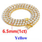 Moissanite Tennis Bracelet 2-6.5mm Rose Gold Silver