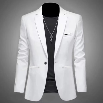 Men's Slim Fit Non-Ironing Casual Suit Jacket