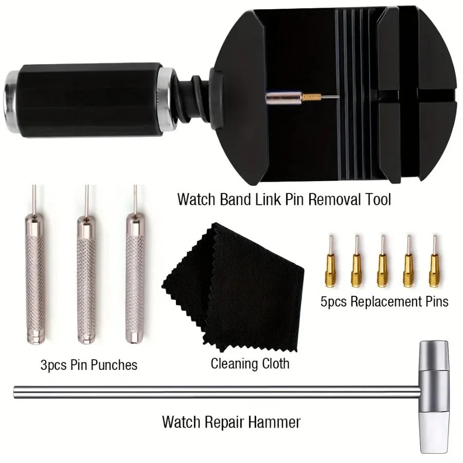 Watch Band Tool Strap Chain Pin Remover Kit