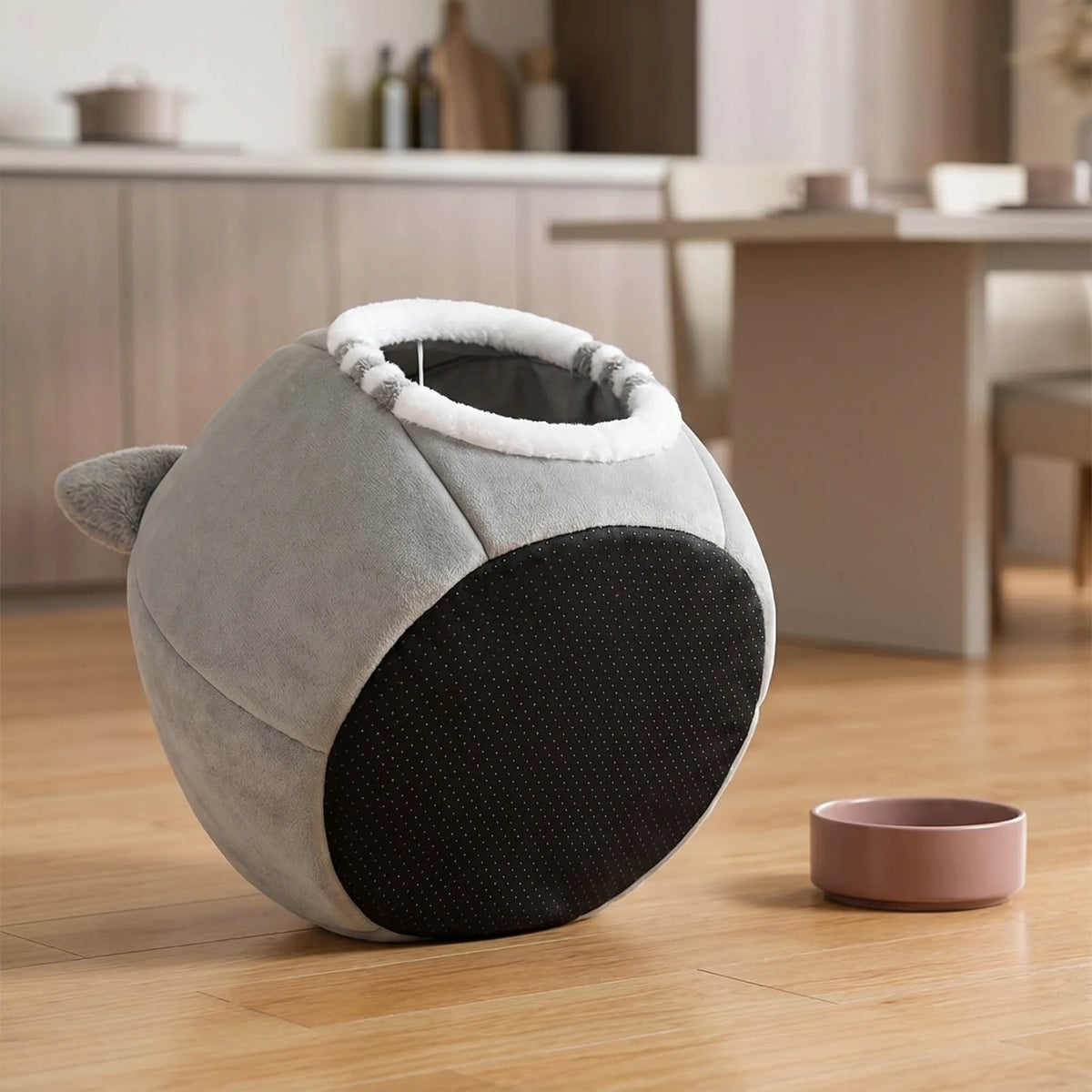 Deep Sleeping Cat Bed Cave Nest Plush Soft Mat