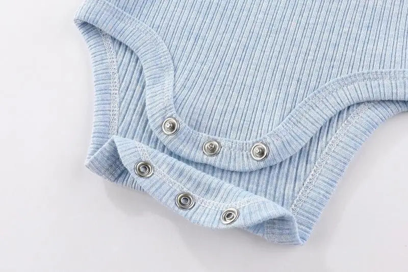 Kiddiezoom 3 Pcs Cotton Long Sleeve Baby Bodysuit