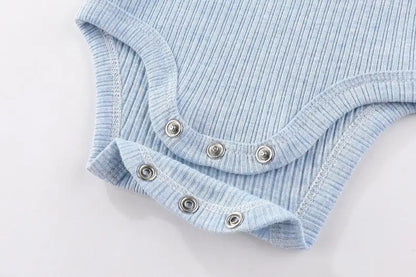 Kiddiezoom 3 Pcs Cotton Long Sleeve Baby Bodysuit