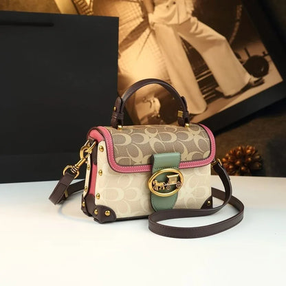 Stylish PU Box Bag for Women with Sequined Design