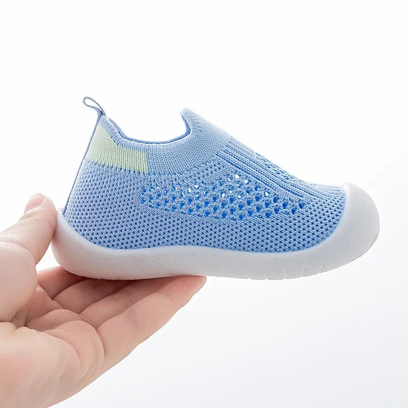 Breathable Mesh Knit Baby Sneakers for Toddlers