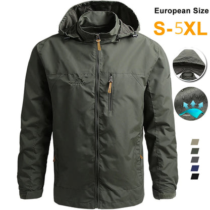 Men's Tactical Waterproof Windbreaker Jacket