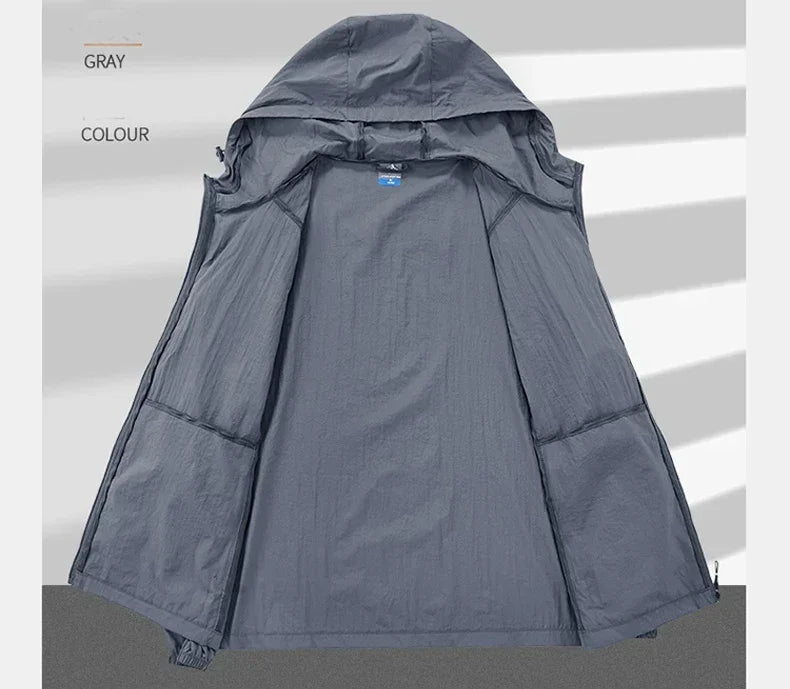 Men's UV Protection Quick Dry Windbreaker Jacket