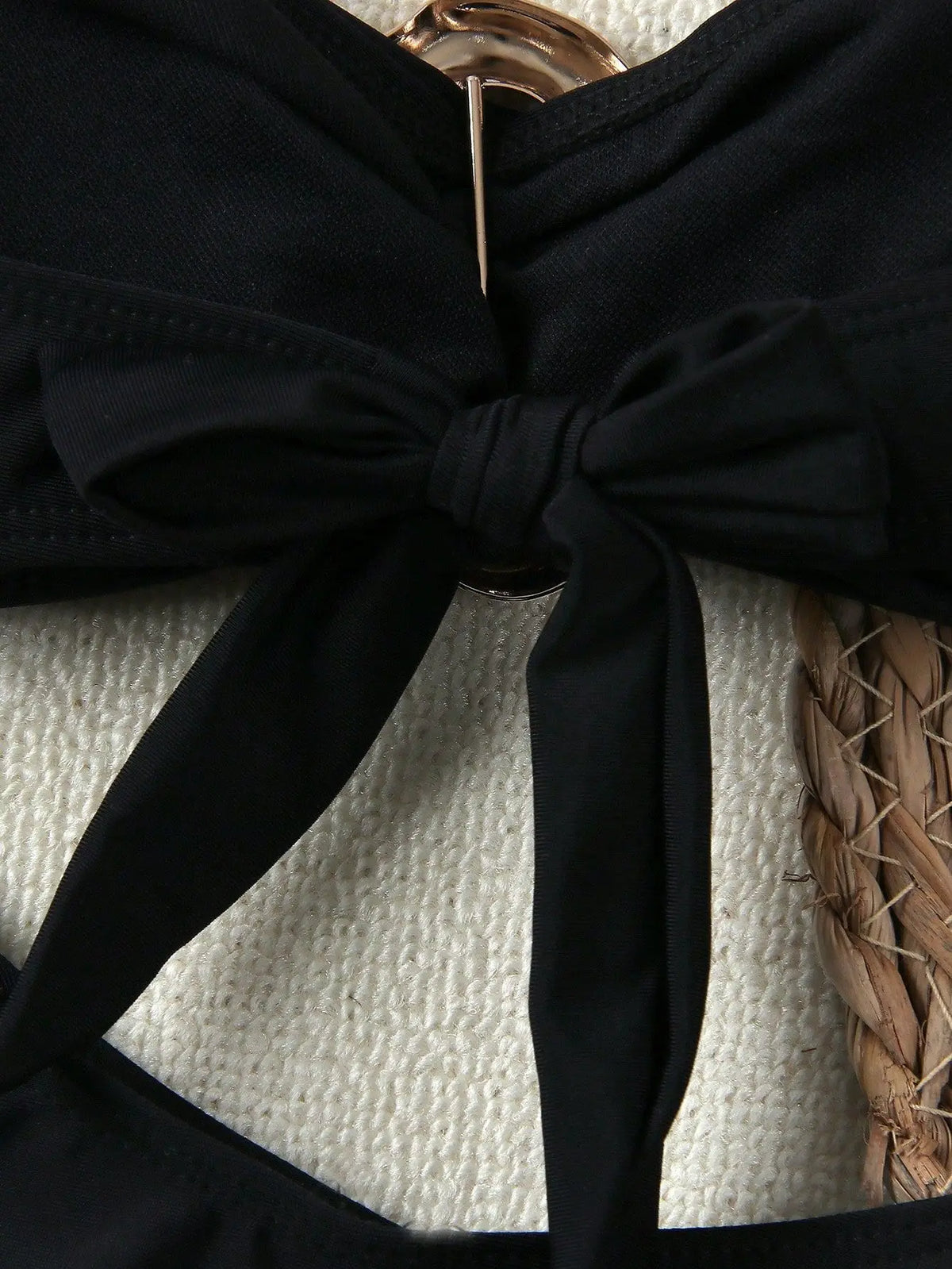 Bandeau Push-Up Bikini Set with Brazilian Thong