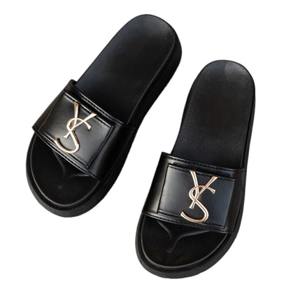 Women’s Platform Slides Casual Non-Slip Slippers
