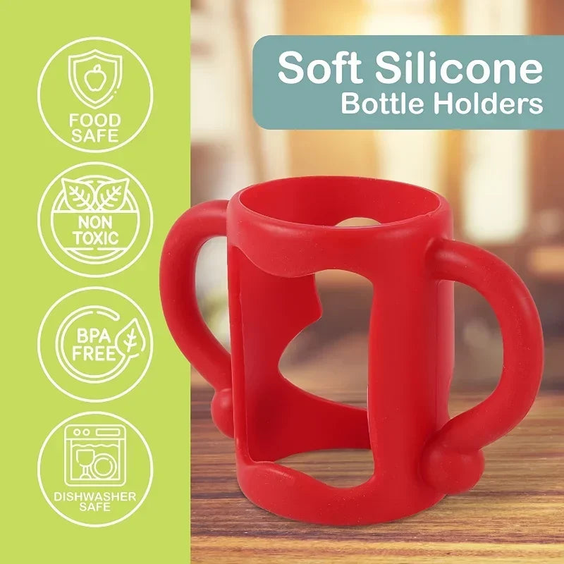 Silicone Baby Bottle Handle - BPA-Free Easy Grip