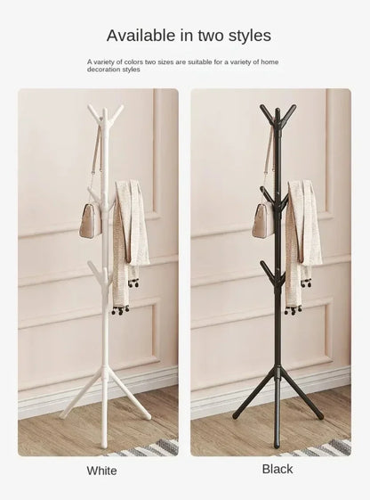 Vertical Clothes And Hats Rack - Plastic Coat Hook
