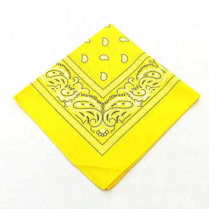Unisex Polyester Paisley Bandana Hair Wrap