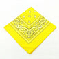 Unisex Polyester Paisley Bandana Hair Wrap