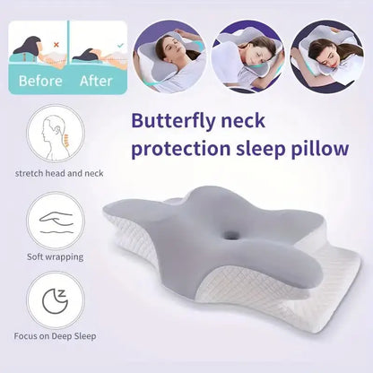 Memory Foam Butterfly Shaped Neck Pillow