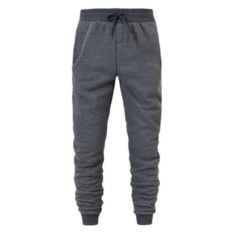 Men's Casual Polyester Sweatpants for Gym and Jogging