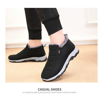 Men's Cotton Casual Ankle Boots for Winter