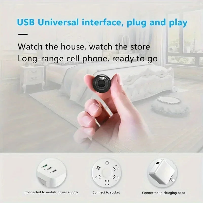 Wireless WiFi 1080P HD Mini Camera with Night Vision