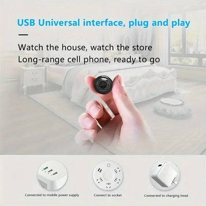 Wireless WiFi 1080P HD Mini Camera with Night Vision