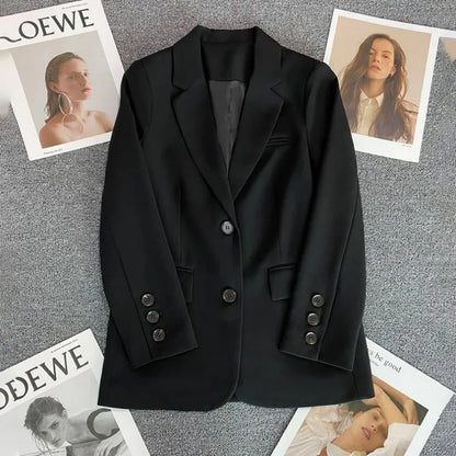 Elegant Long Sleeve Blazer Coat for Women