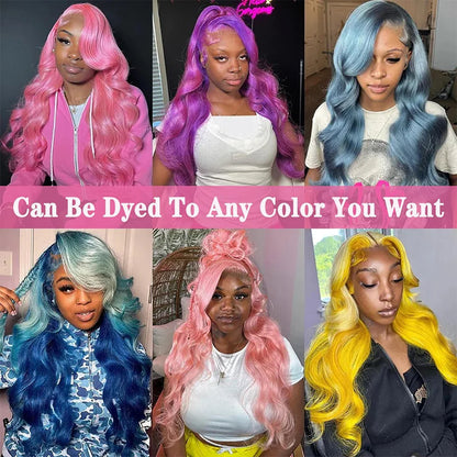 360 Lace Frontal Wig Honey Blonde Body Wave Human Hair