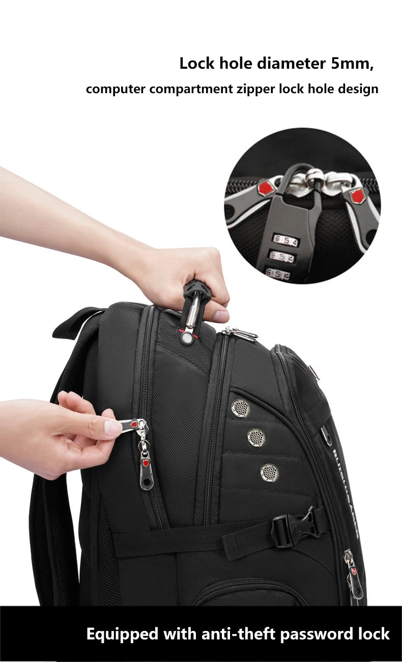 Waterproof Oxford Laptop Backpack for Travel and School