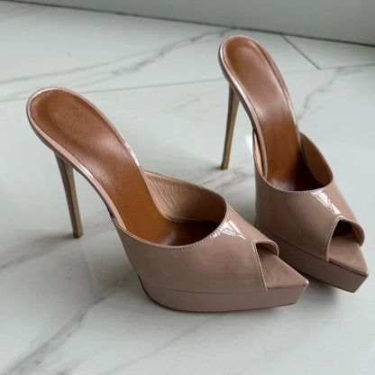 Women's Open Toe Stiletto Slippers for Summer