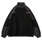 Men's Patchwork Color Block Varsity Jacket