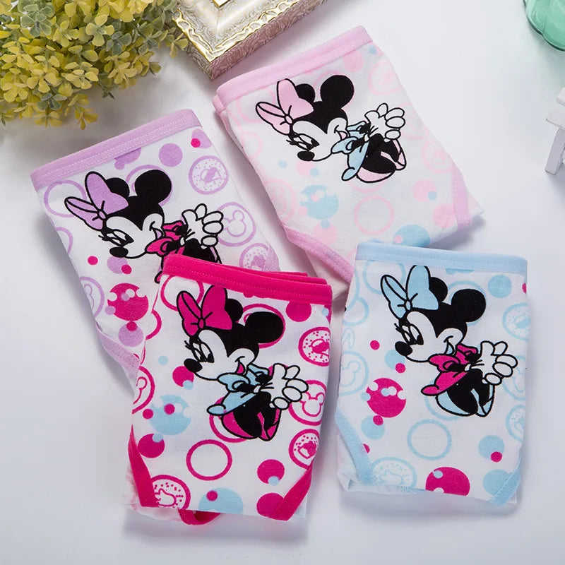 Girls Cartoon Cotton Underwear Briefs Size 2T-10T