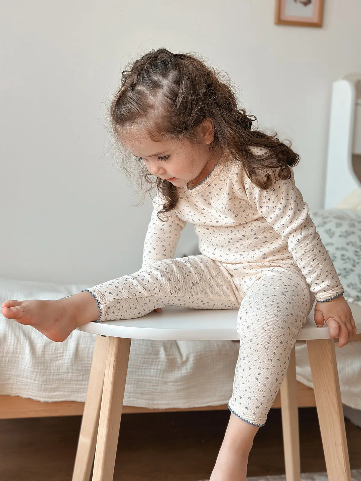 Cotton Long Sleeve T-Shirt and Pant Set for Girls