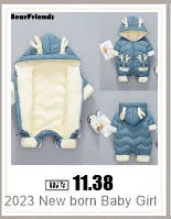 Winter Down Jacket for Boys and Girls Thicken Snowsuit
