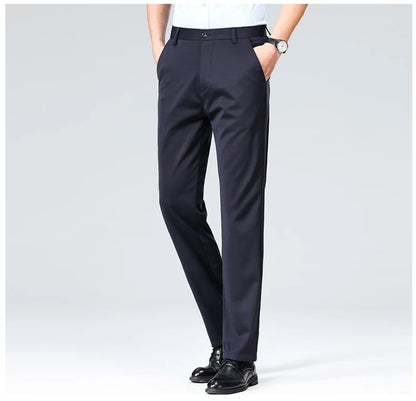 Men's Summer Casual Suit Pants Plus Size 28-42