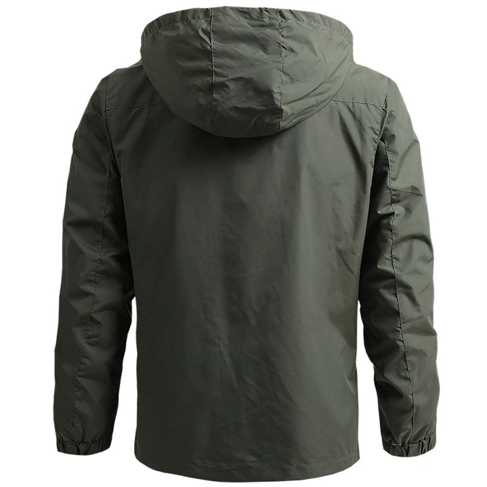 Men's Tactical Waterproof Windbreaker Jacket