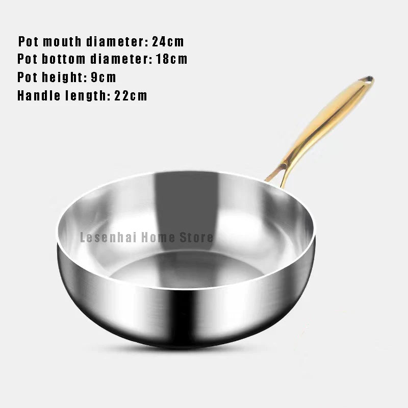 28cm Stainless Steel Non-Stick Frying Pan