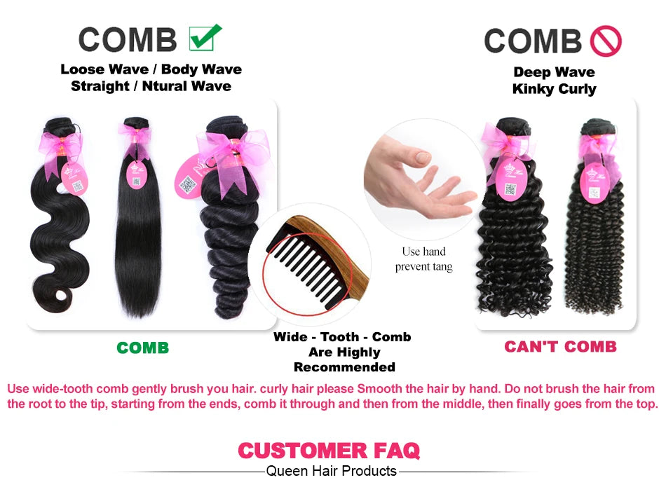 Queen Hair HD Frontal Lace Closure Raw Human Hair