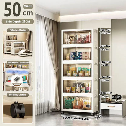 Large Capacity Plastic Folding Storage Cabinet