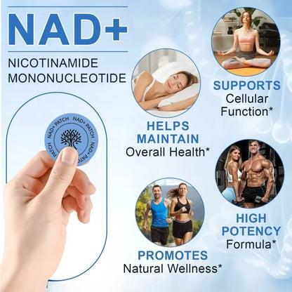 30PCS NAD+ Body Management Patch Skin Friendly Support Sticker