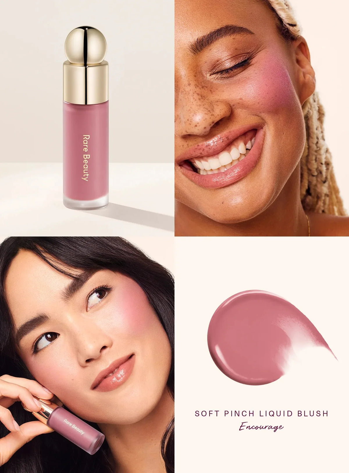 Rare Beauty Soft Pinch Liquid Blush Seamless Matte Makeup