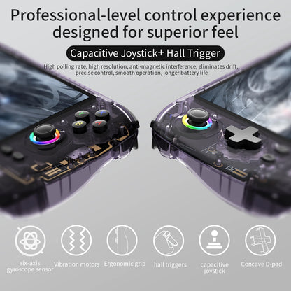 ANBERNIC RG557 Retro Handheld Game Console 5.48 Inch AMOLED