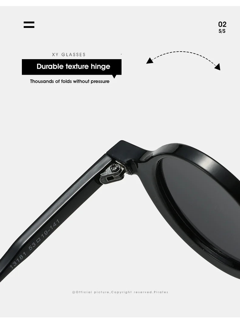 Retro Round Sunglasses for Casual Travel