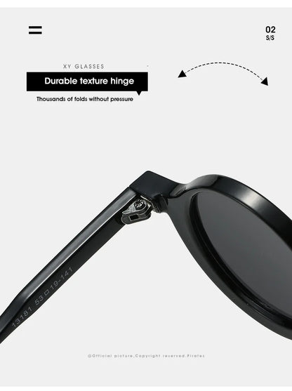 Retro Round Sunglasses for Casual Travel